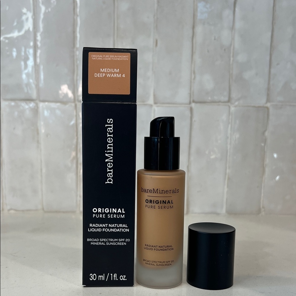 bareMinerals Original Pure Serum Foundation - Medium Deep Warm 4